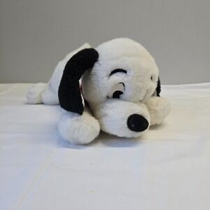 Dalmatian Puppy Plush Dog 12" Lying Spotted‎ Stuffed Animal Floppy Ears